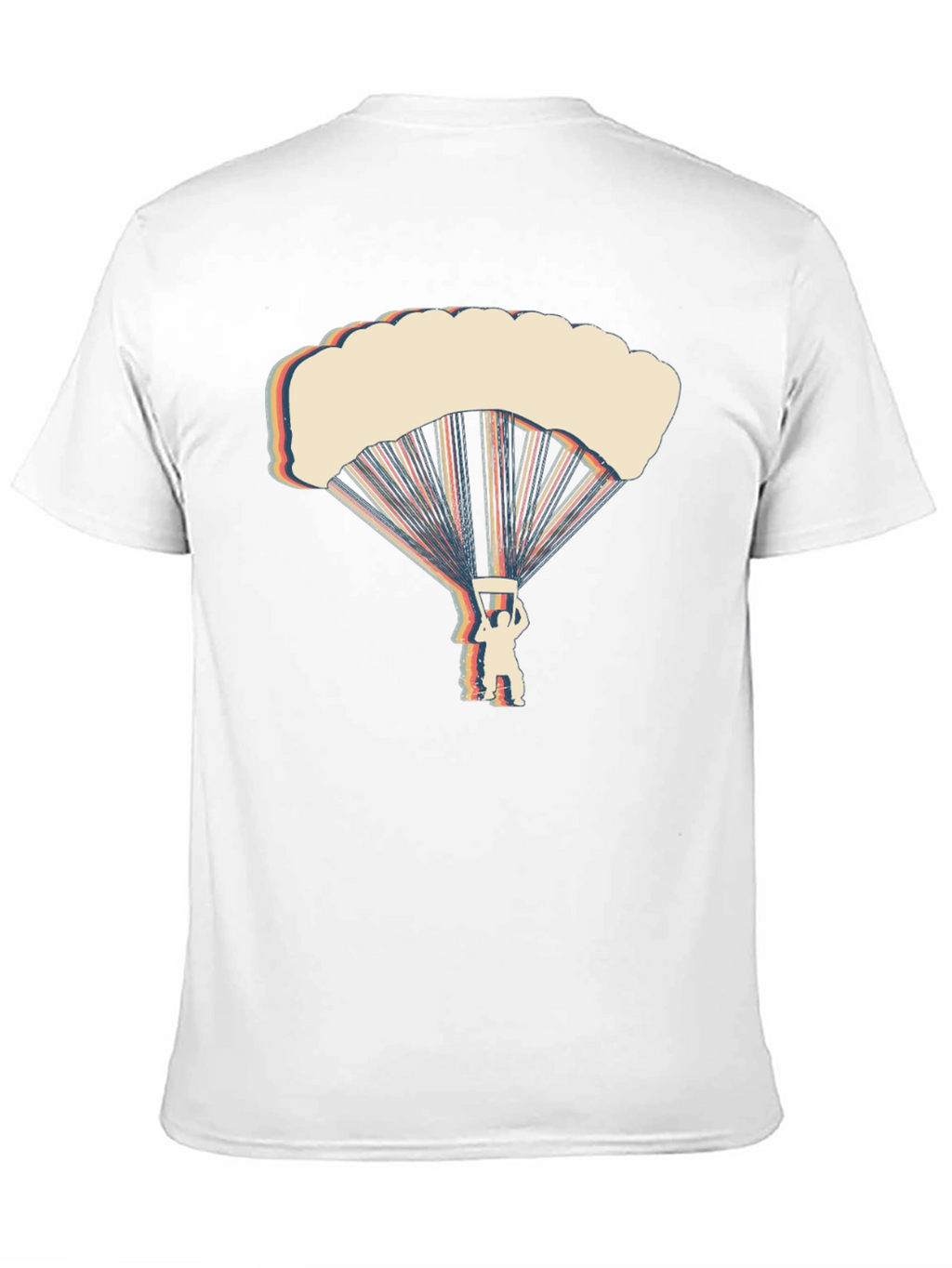 Retro Parachute Graphic T-Shirt - Skydiving Tee
