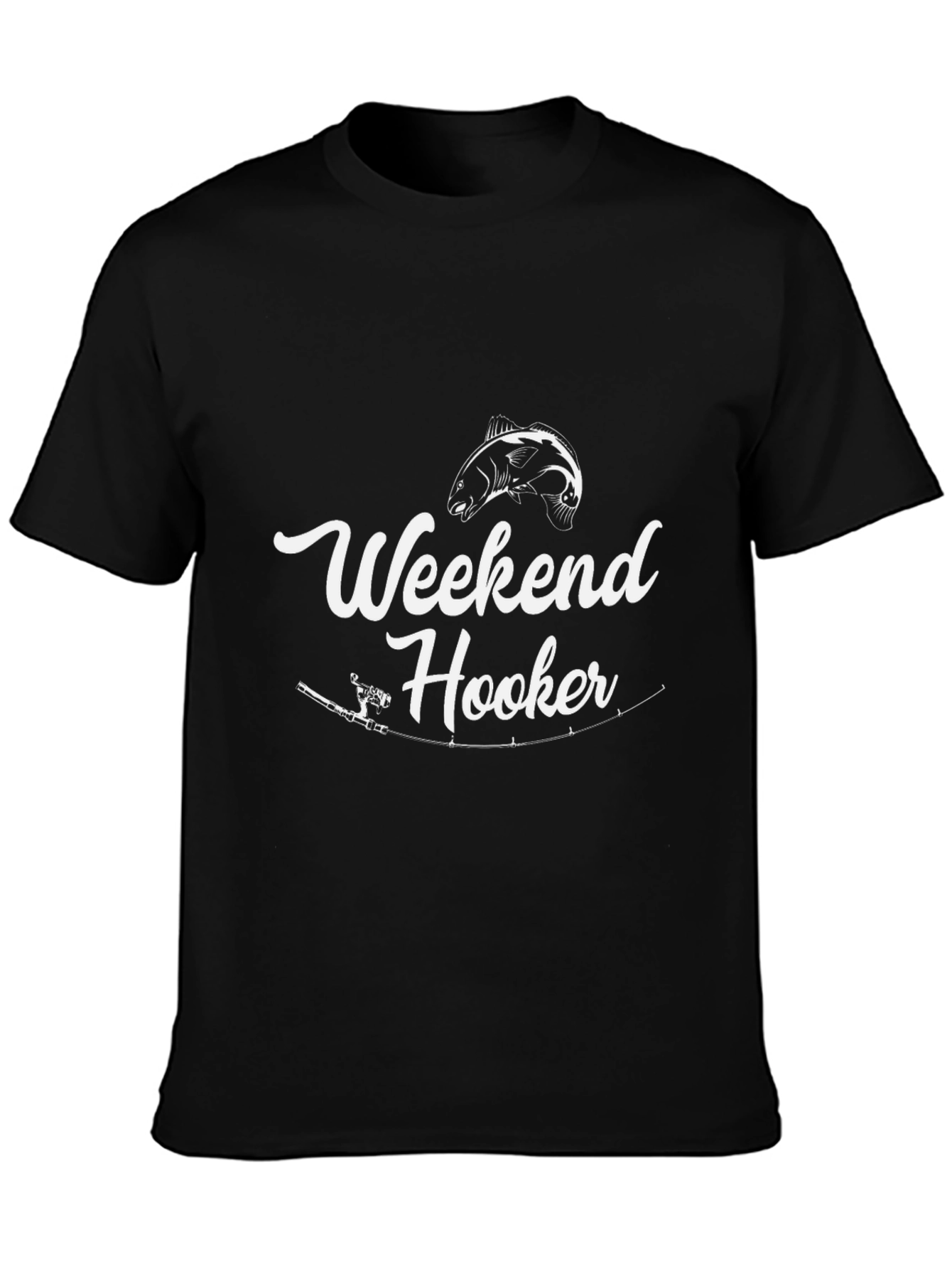 Weekend Hooker Graphic T-Shirt - Black