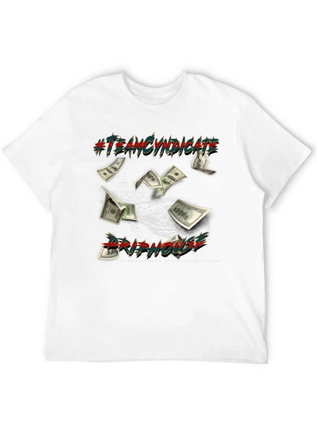 Team Cyndicate Drip House Black T-Shirt