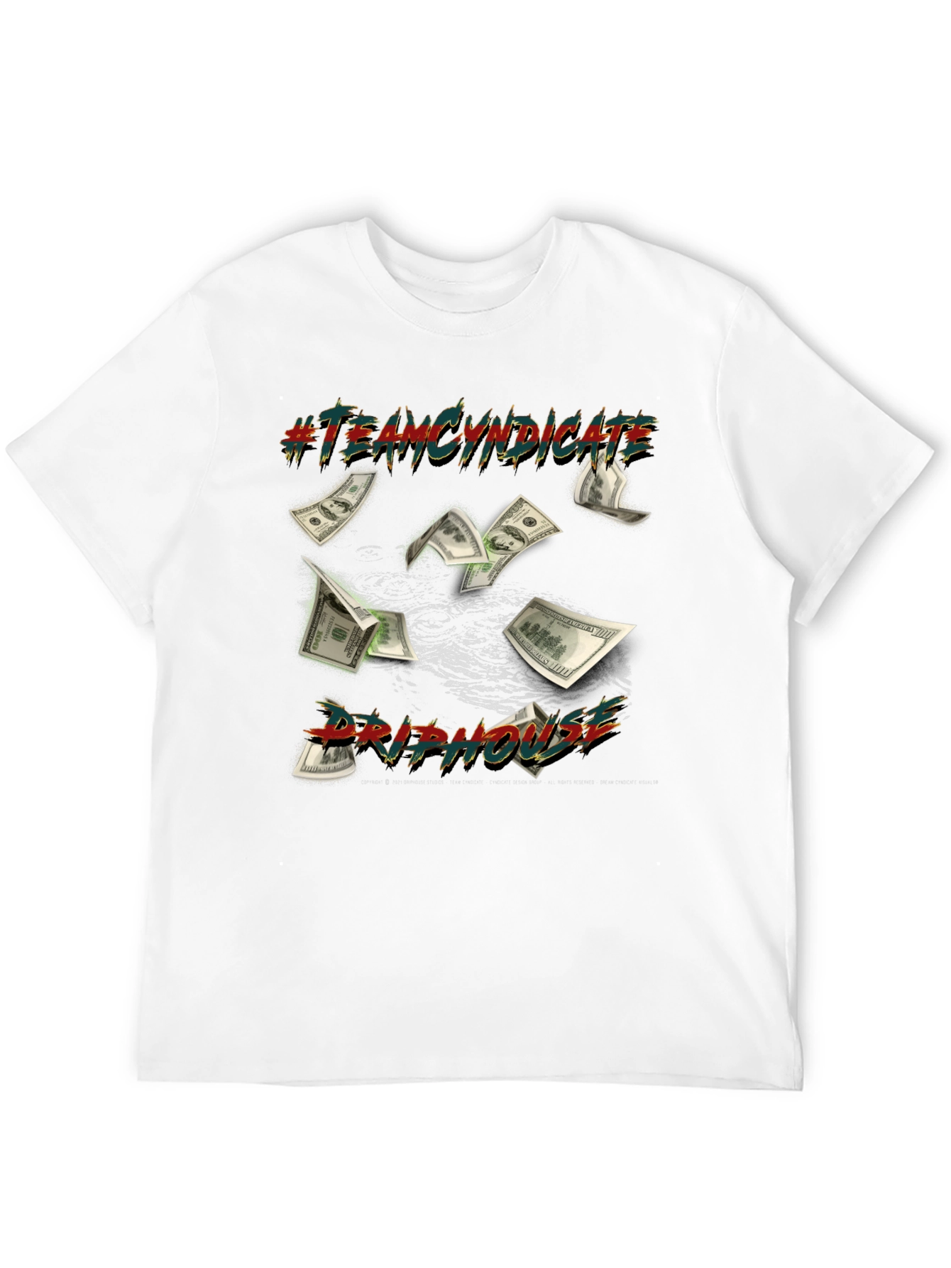 Team Cyndicate Drip House Black T-Shirt