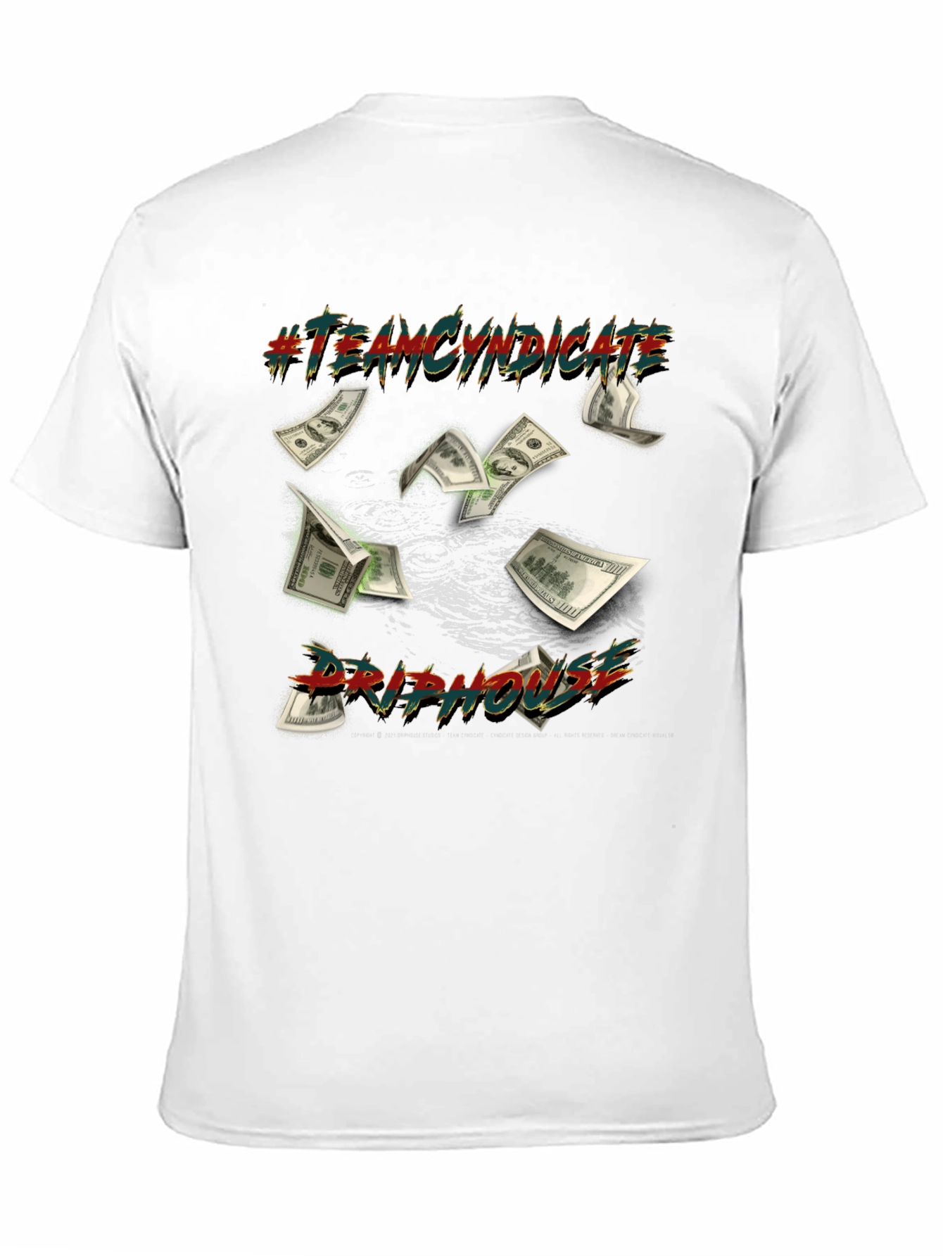 Team Cyndicate Drip House Black T-Shirt