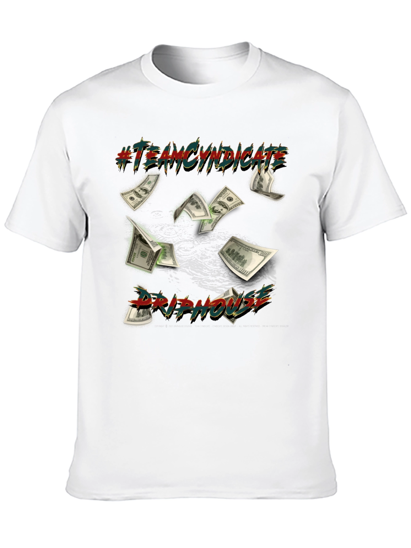 Team Cyndicate Drip House Black T-Shirt