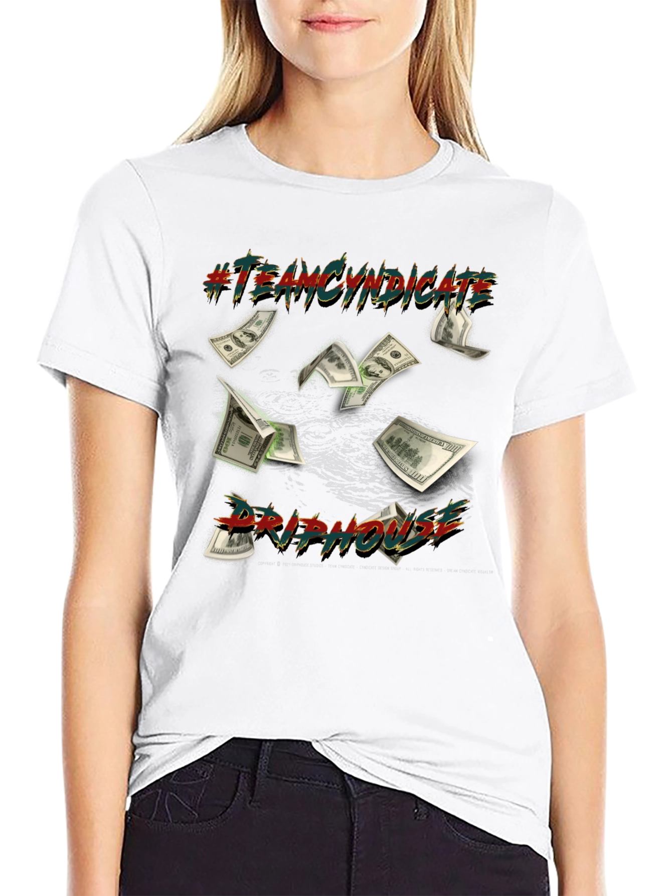 Team Cyndicate Drip House Black T-Shirt