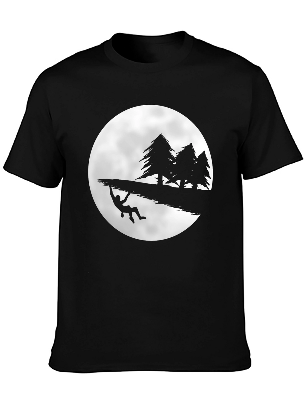 Climber Moon Black Graphic Tee
