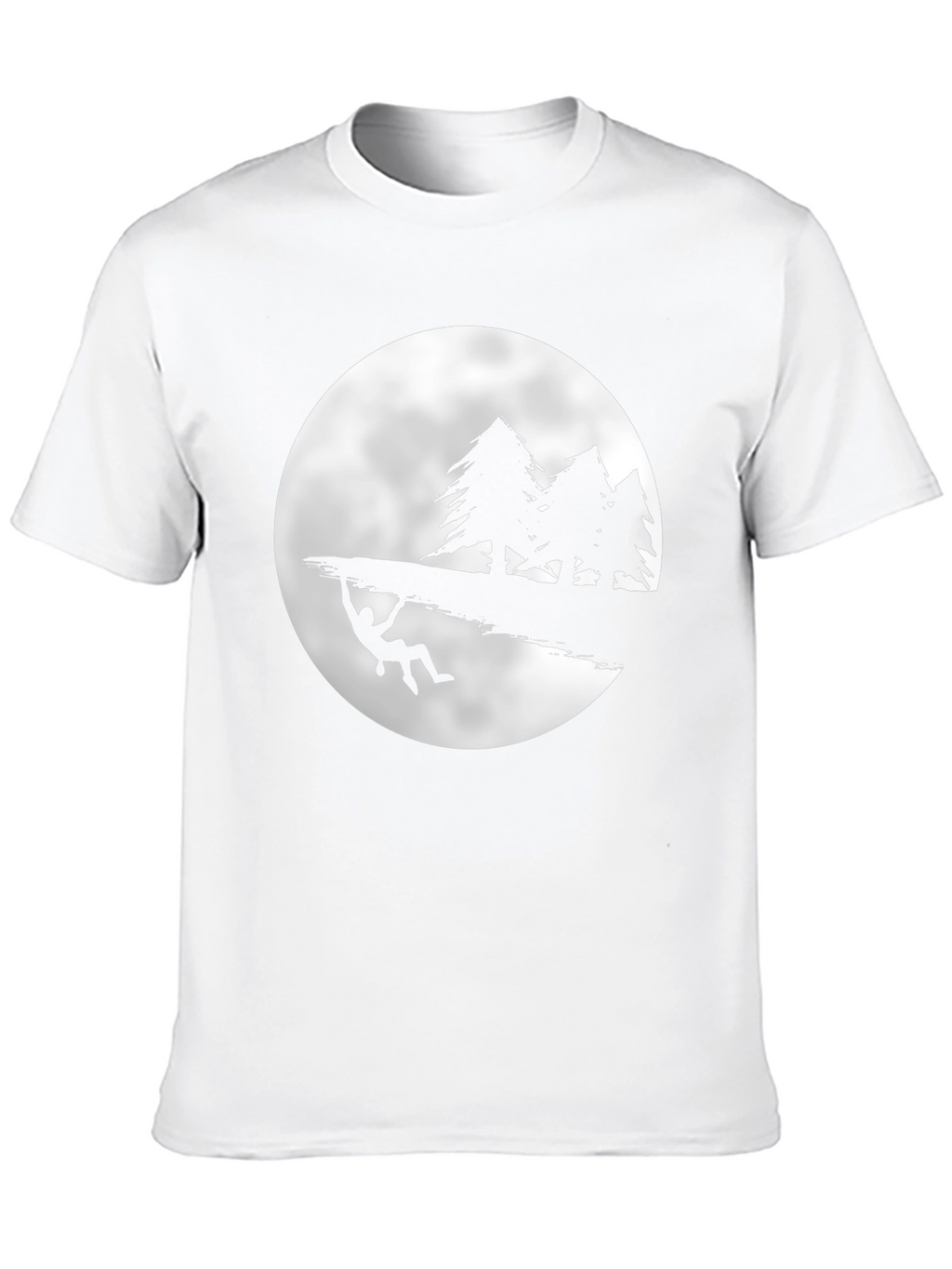 Climber Moon Black Graphic Tee
