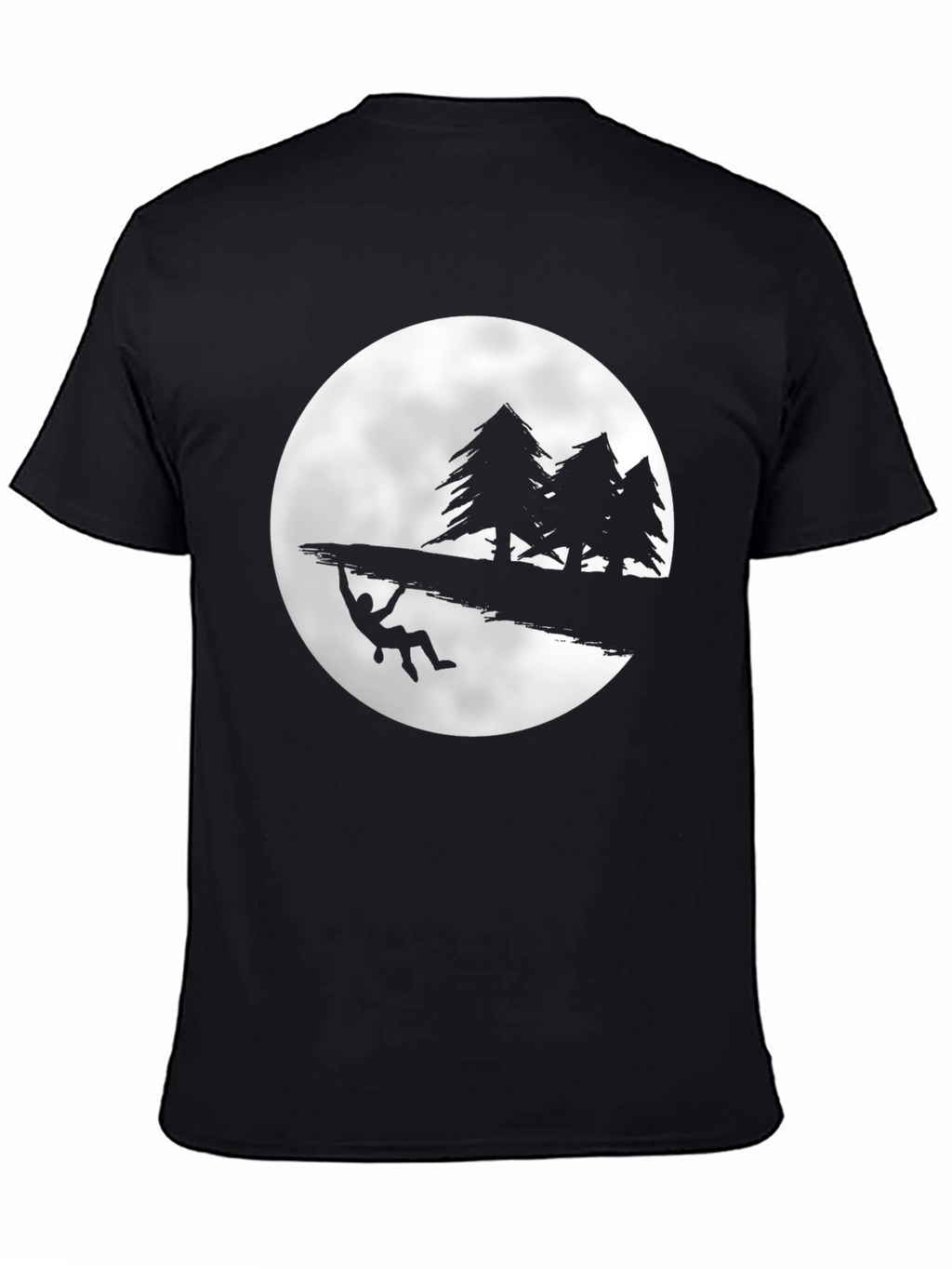Climber Moon Black Graphic Tee