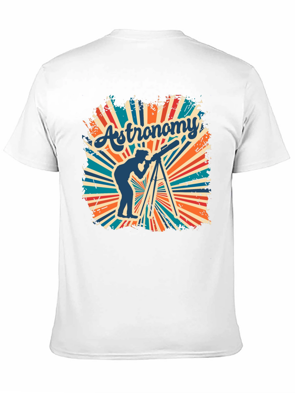 Astronomy Tee - Retro Telescope Graphic T-Shirt