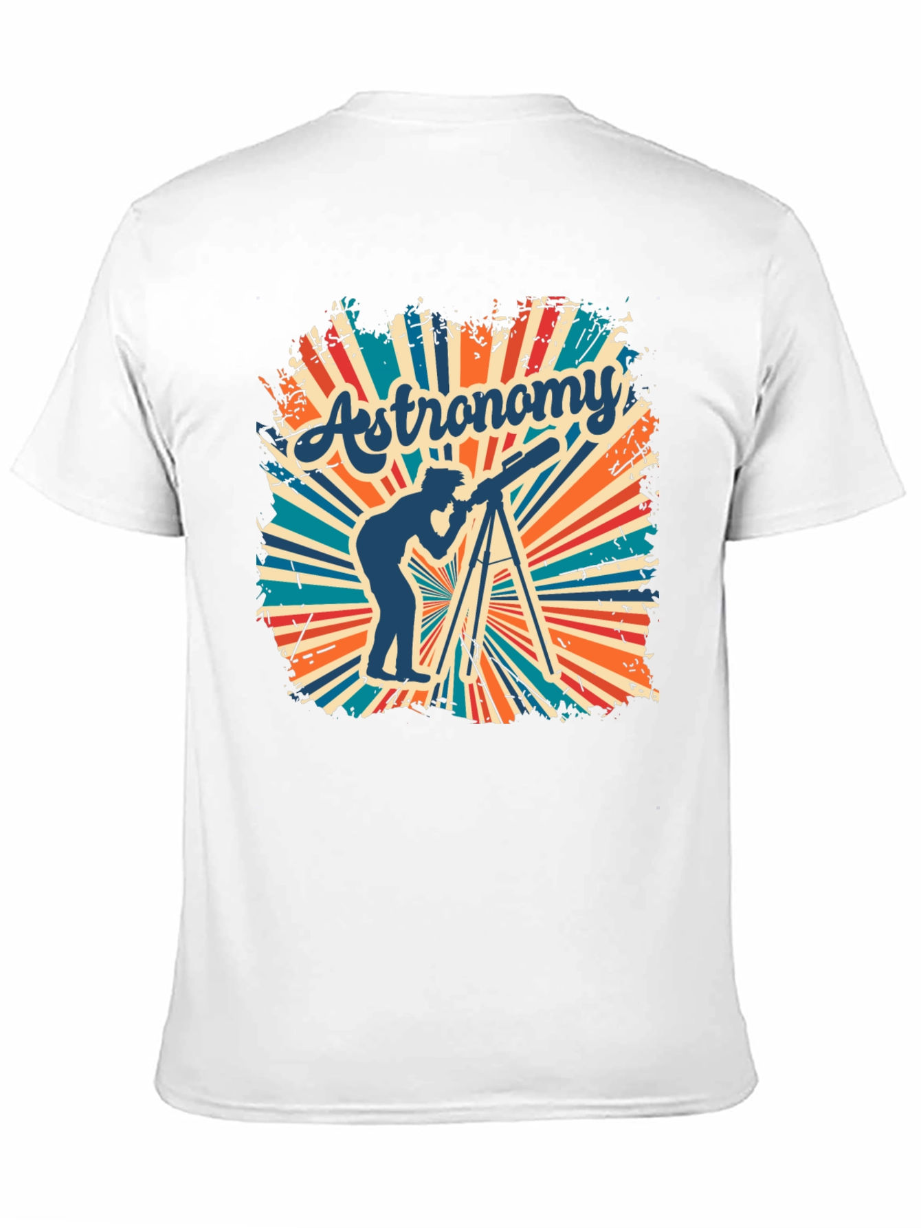 Astronomy Tee - Retro Telescope Graphic T-Shirt