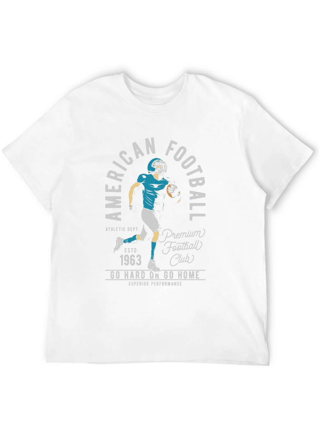 American Football Club Black Graphic T-Shirt