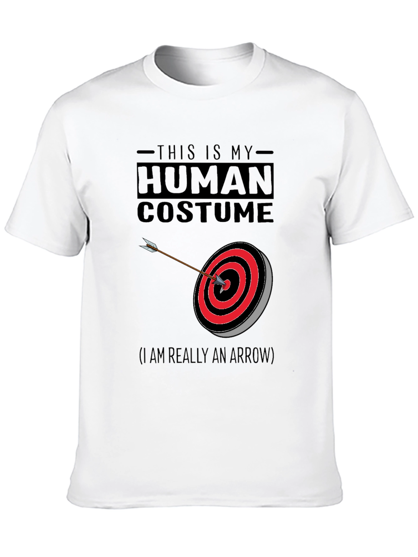 Human Costume Arrow T-Shirt - Novelty Design