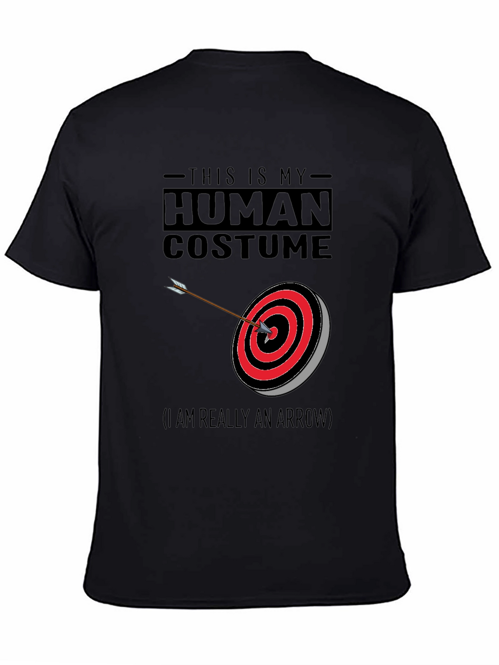 Human Costume Arrow T-Shirt - Novelty Design