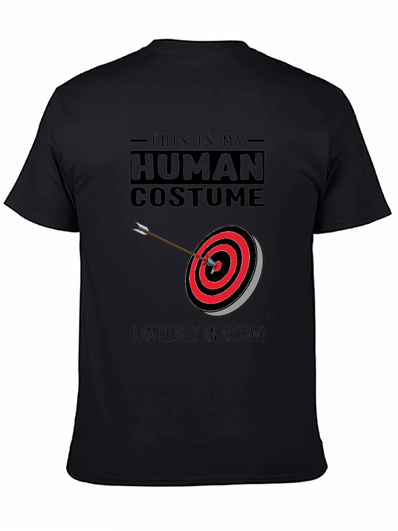 Human Costume Arrow T-Shirt - Novelty Design