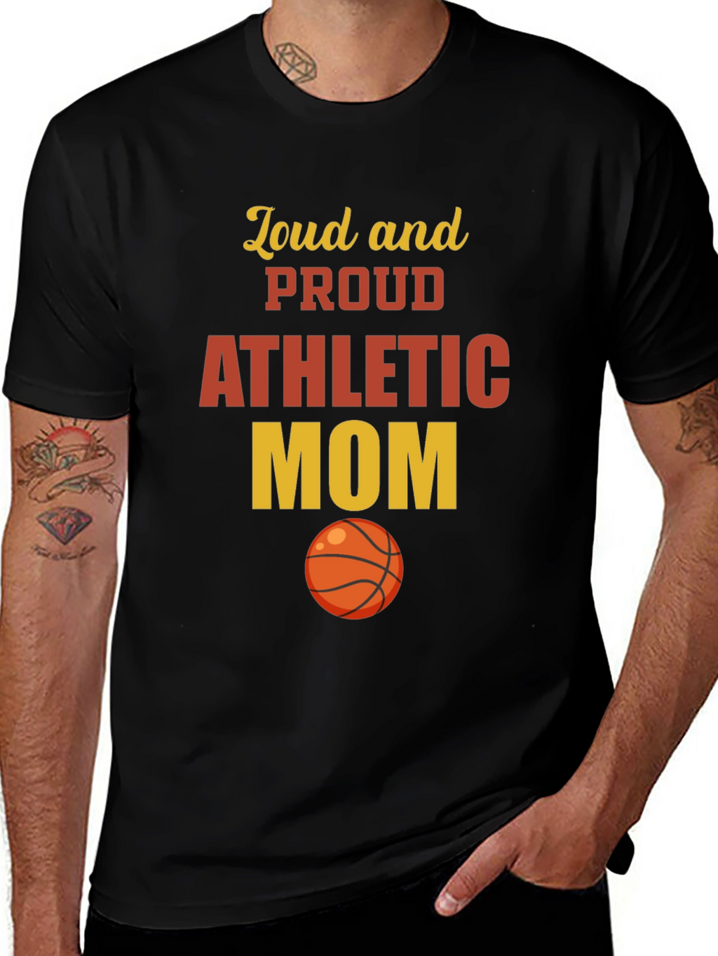 Loud and Proud Athletic Mom T-Shirt