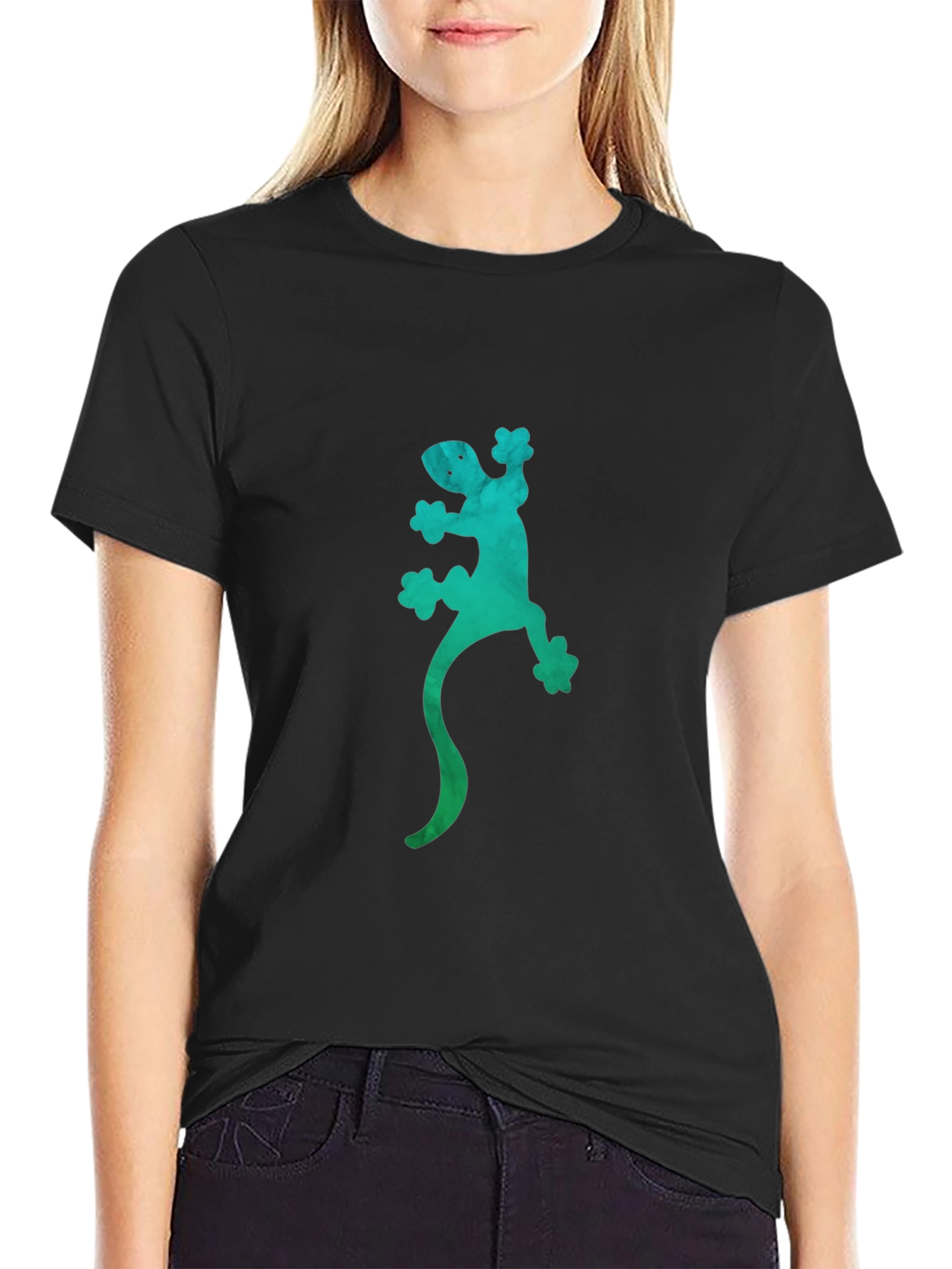Lizard Graphic Tee - Mens Short Sleeve Crew Neck