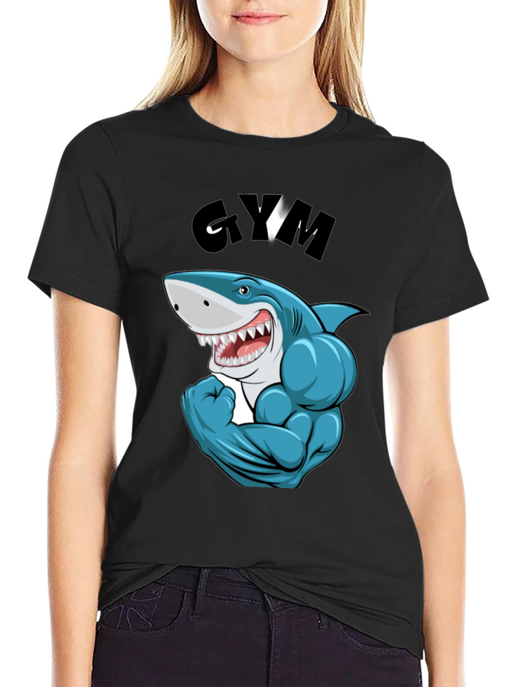 Gym Shark Black T-Shirt