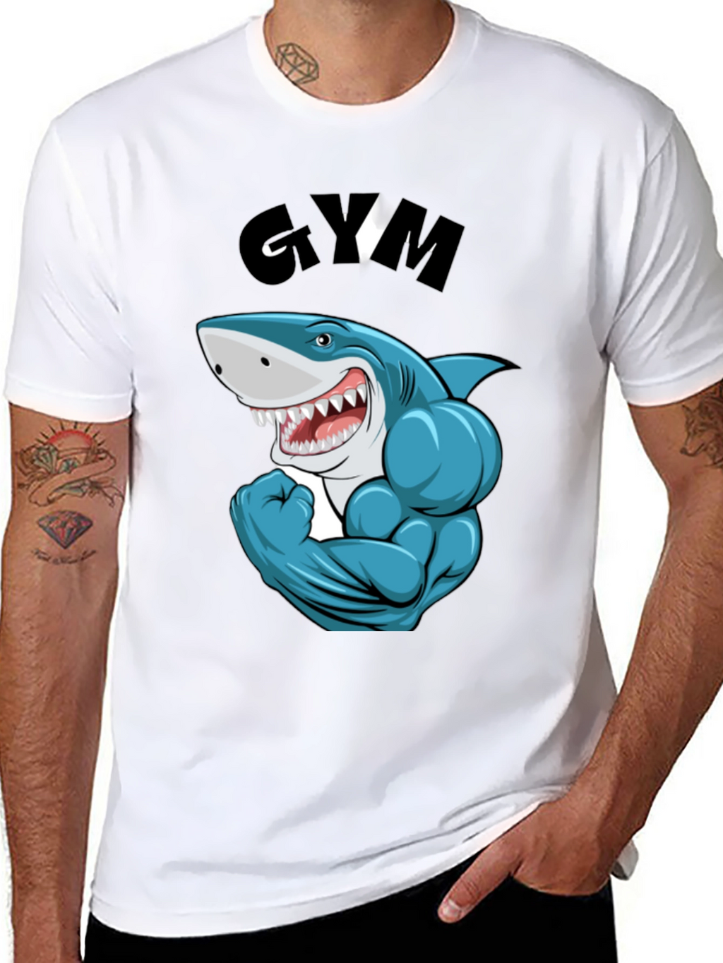 Gym Shark Black T-Shirt