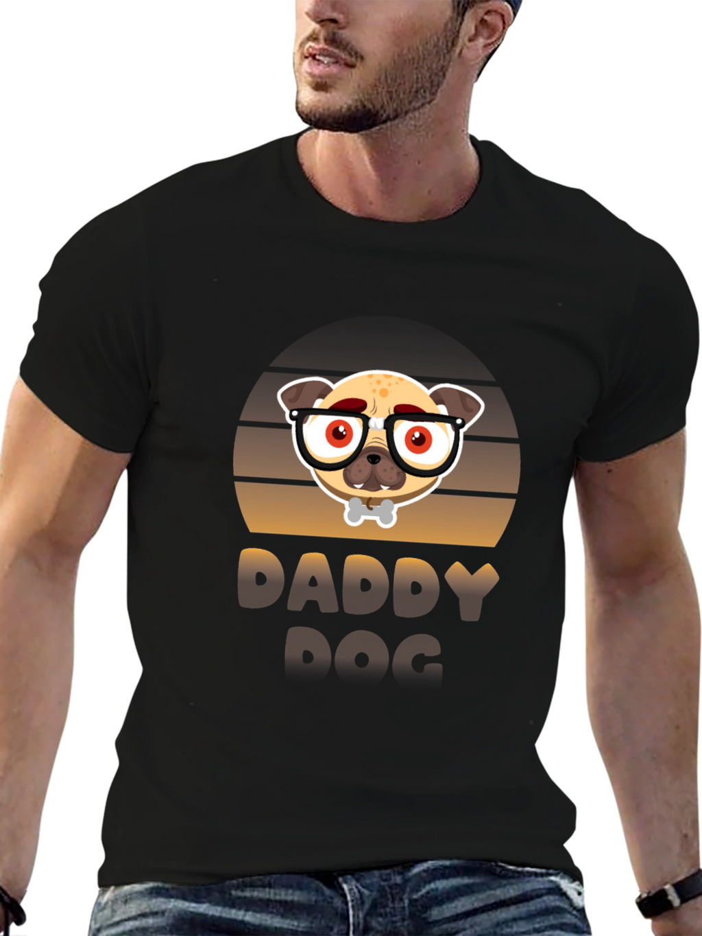 Daddy Dog T-Shirt - Fun Graphic Tee