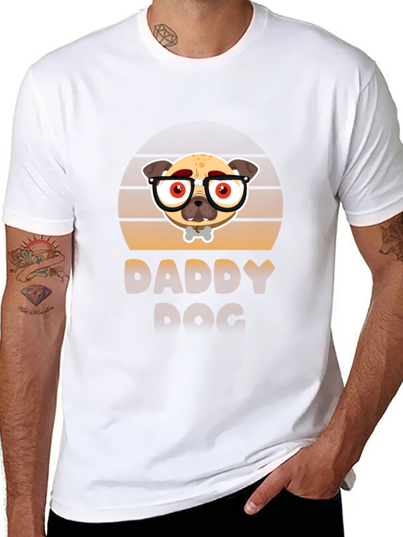 Daddy Dog T-Shirt - Fun Graphic Tee
