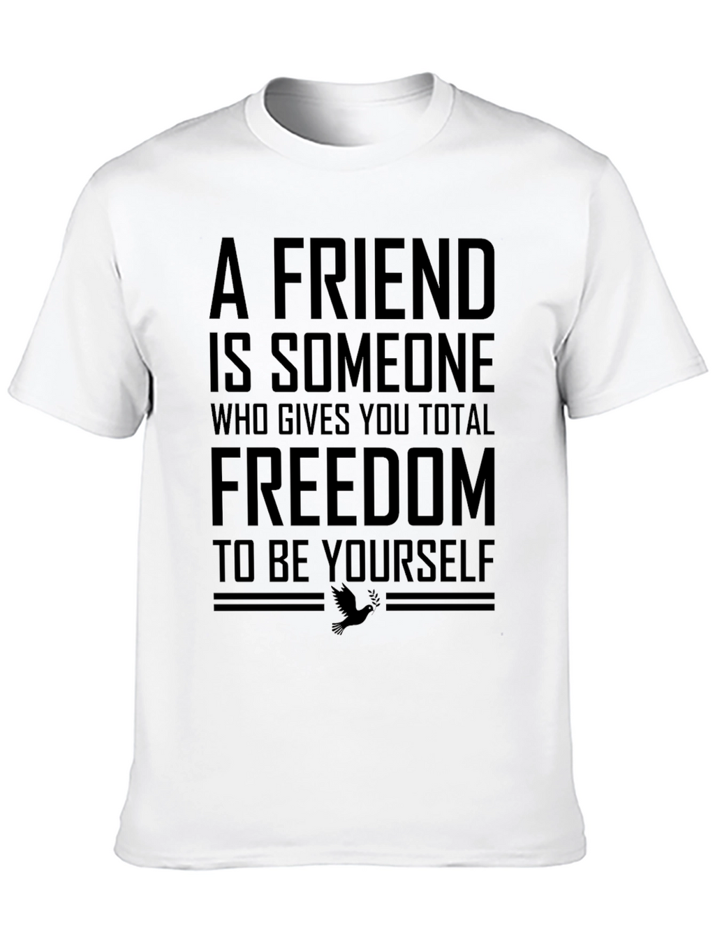 Friend Freedom T-Shirt - Black