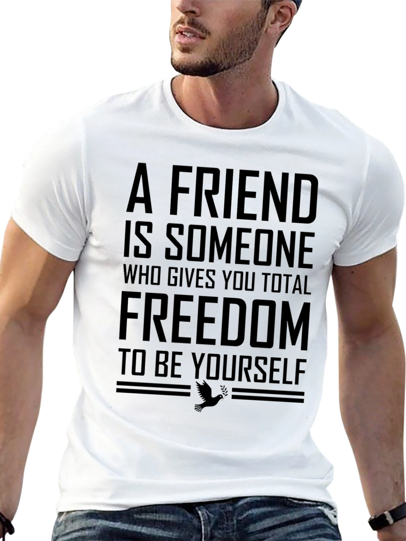 Friend Freedom T-Shirt - Black