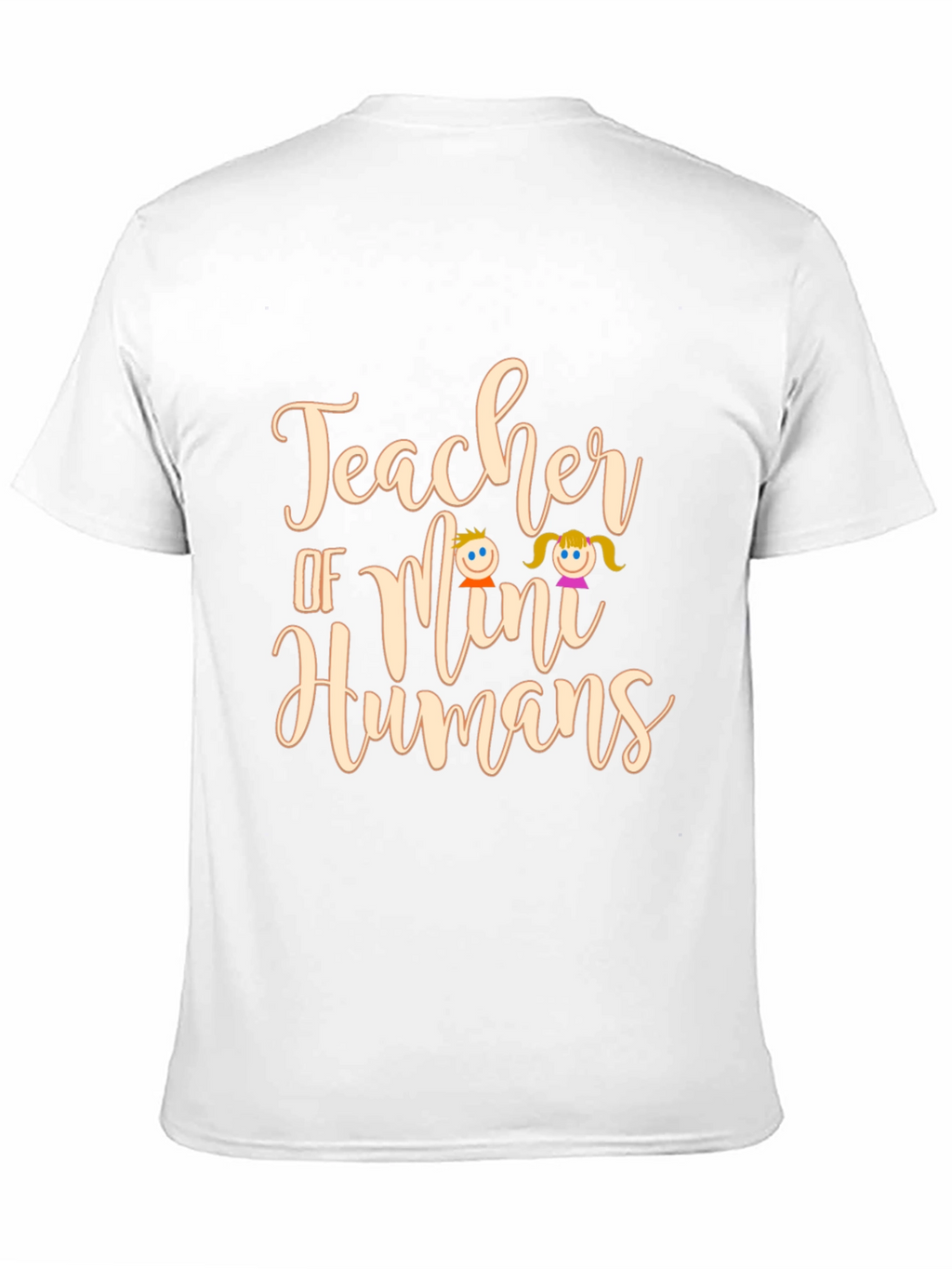 Teacher of Mini Humans Black T-Shirt