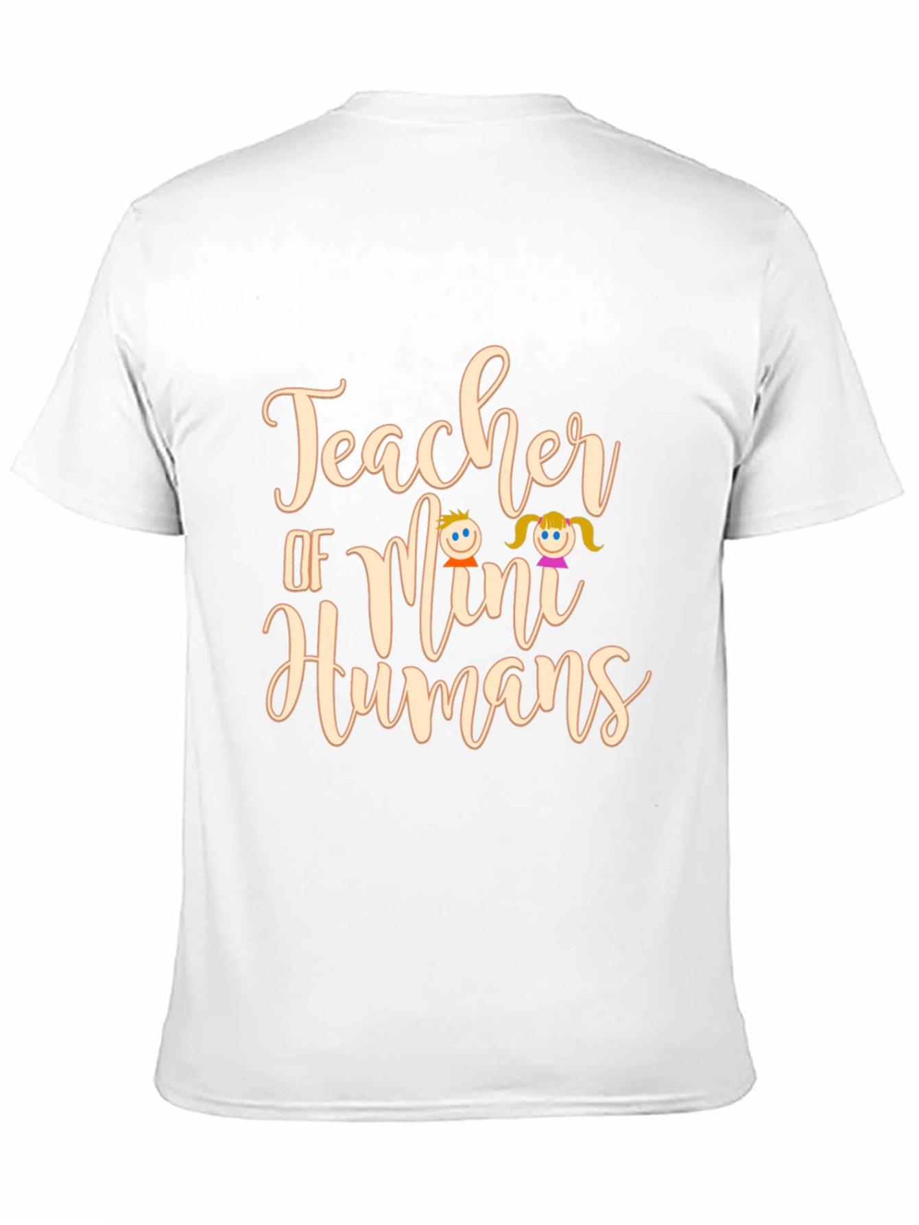 Teacher of Mini Humans Black T-Shirt