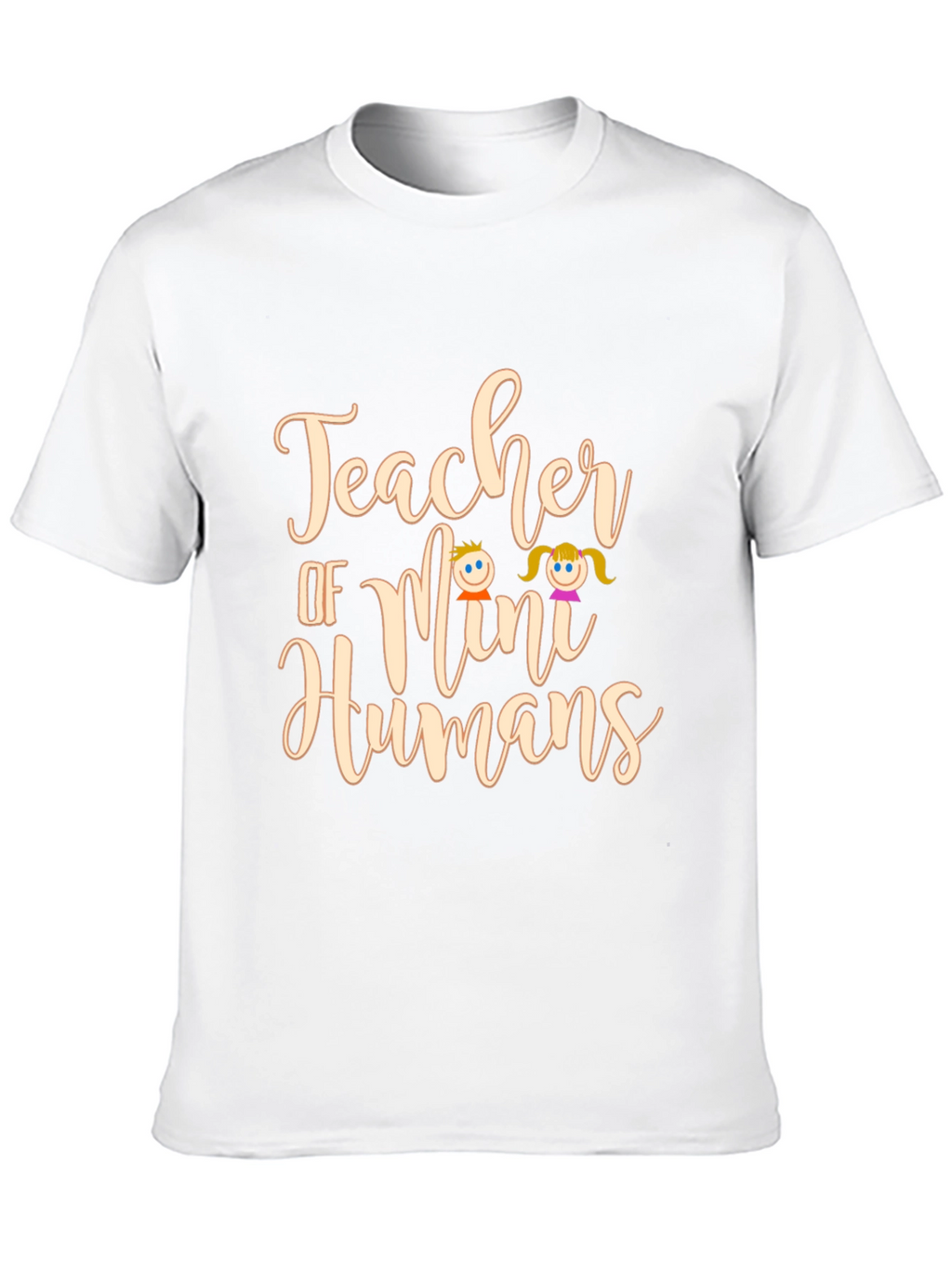 Teacher of Mini Humans Black T-Shirt