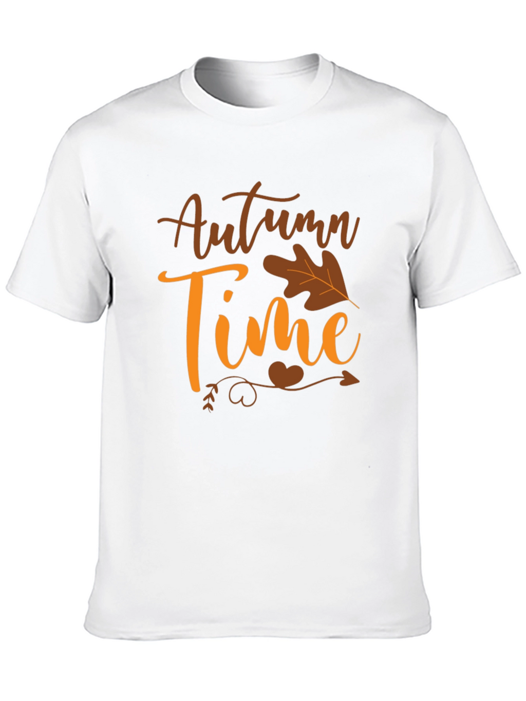 Autumn Time Black Graphic Tee