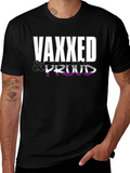 Vaxxed & Proud Graphic Tee - Black Cotton Shirt