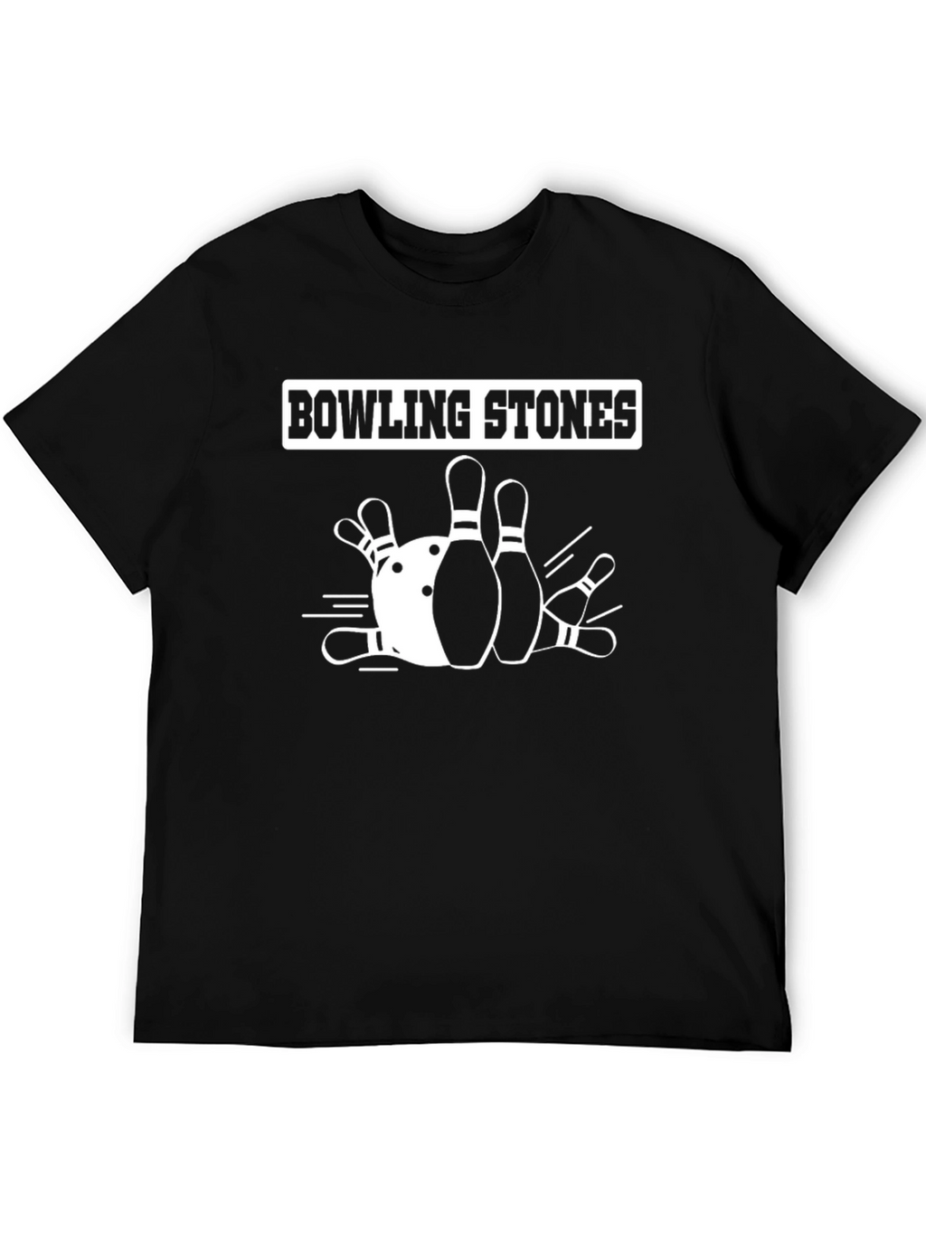 Bowling Stones Graphic T-Shirt - Strike Style