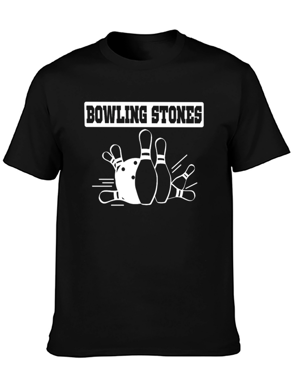 Bowling Stones Graphic T-Shirt - Strike Style