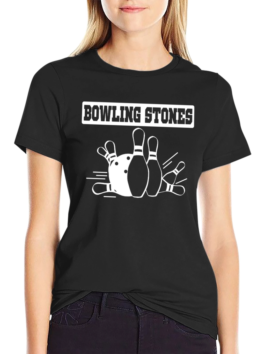 Bowling Stones Graphic T-Shirt - Strike Style