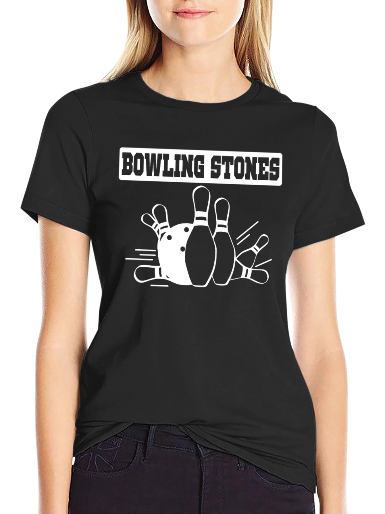 Bowling Stones Graphic T-Shirt - Strike Style