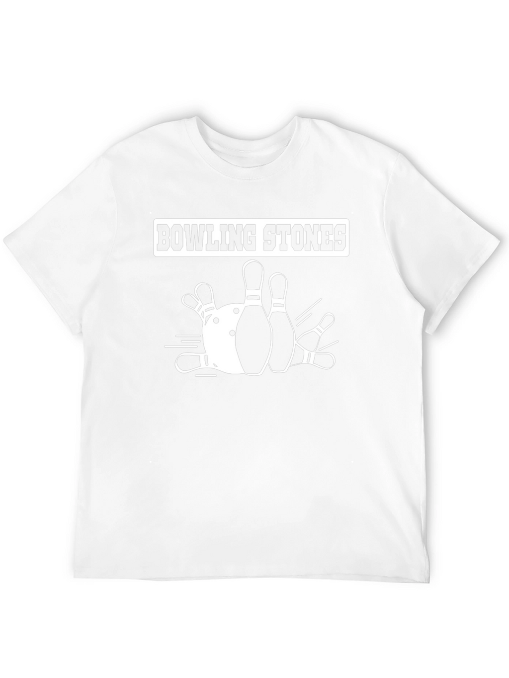 Bowling Stones Graphic T-Shirt - Strike Style
