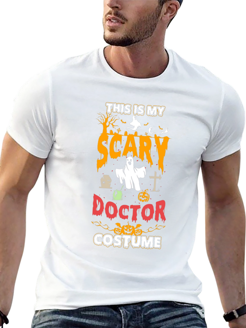 Scary Doctor Halloween Costume T-Shirt