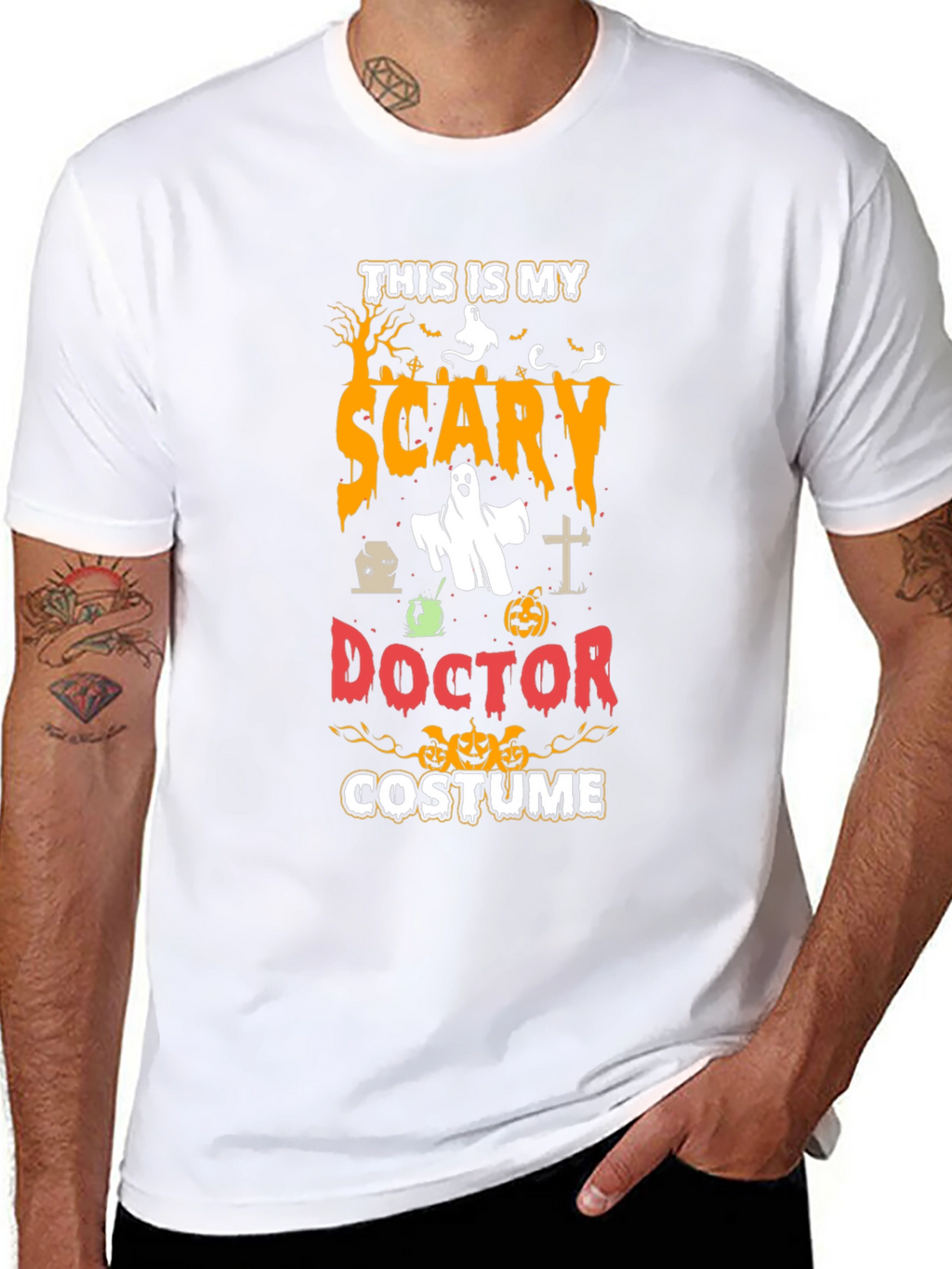 Scary Doctor Halloween Costume T-Shirt