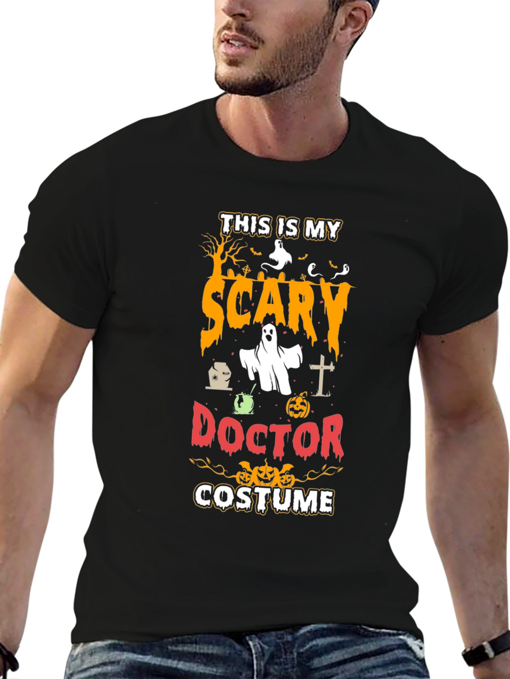 Scary Doctor Halloween Costume T-Shirt