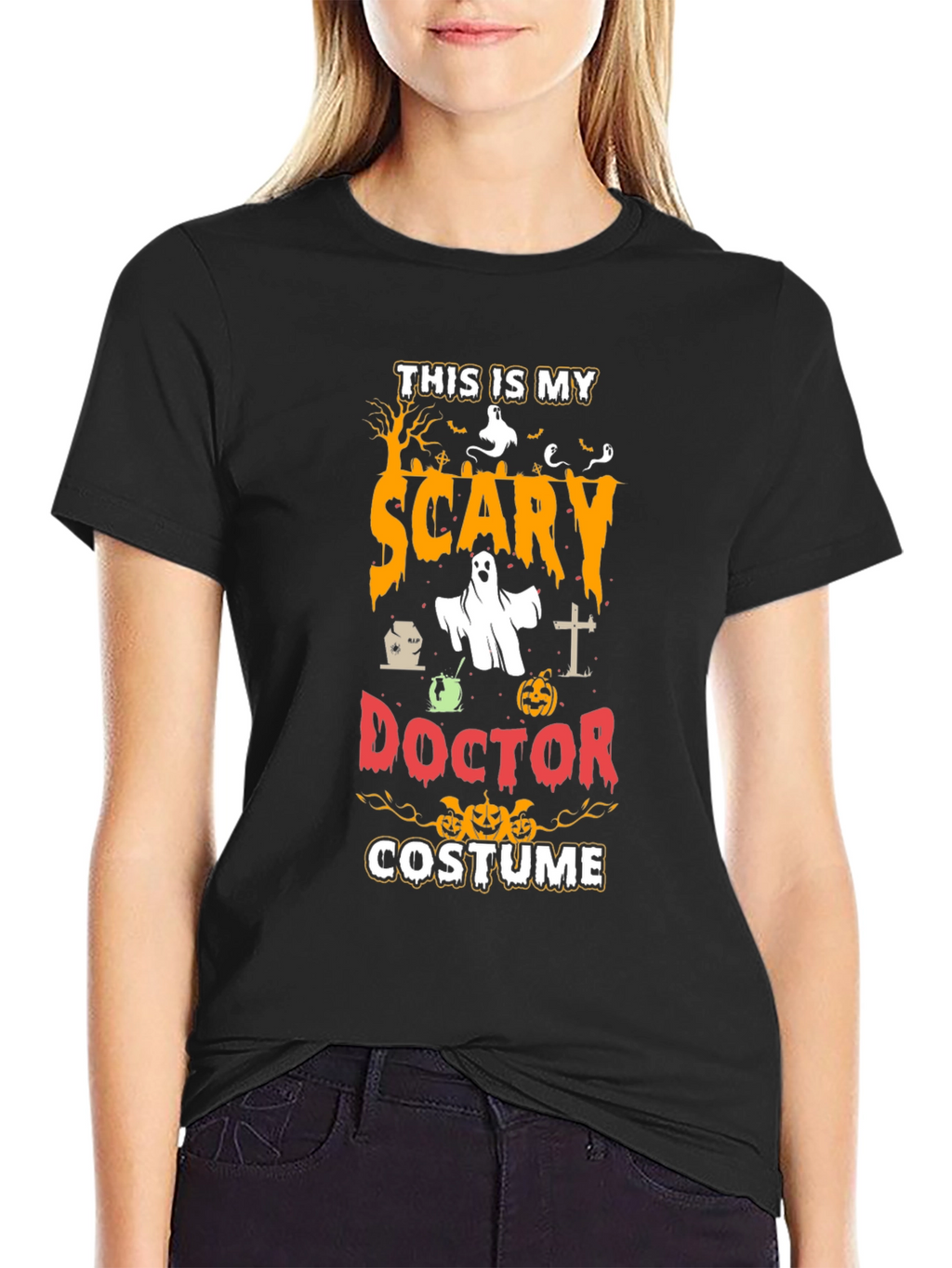 Scary Doctor Halloween Costume T-Shirt