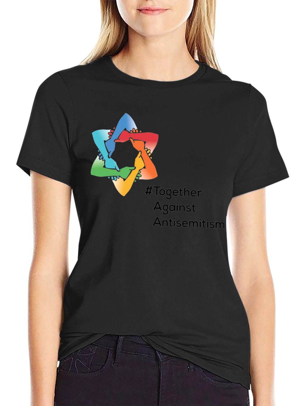 Together Against Antisemitism Graphic Tee