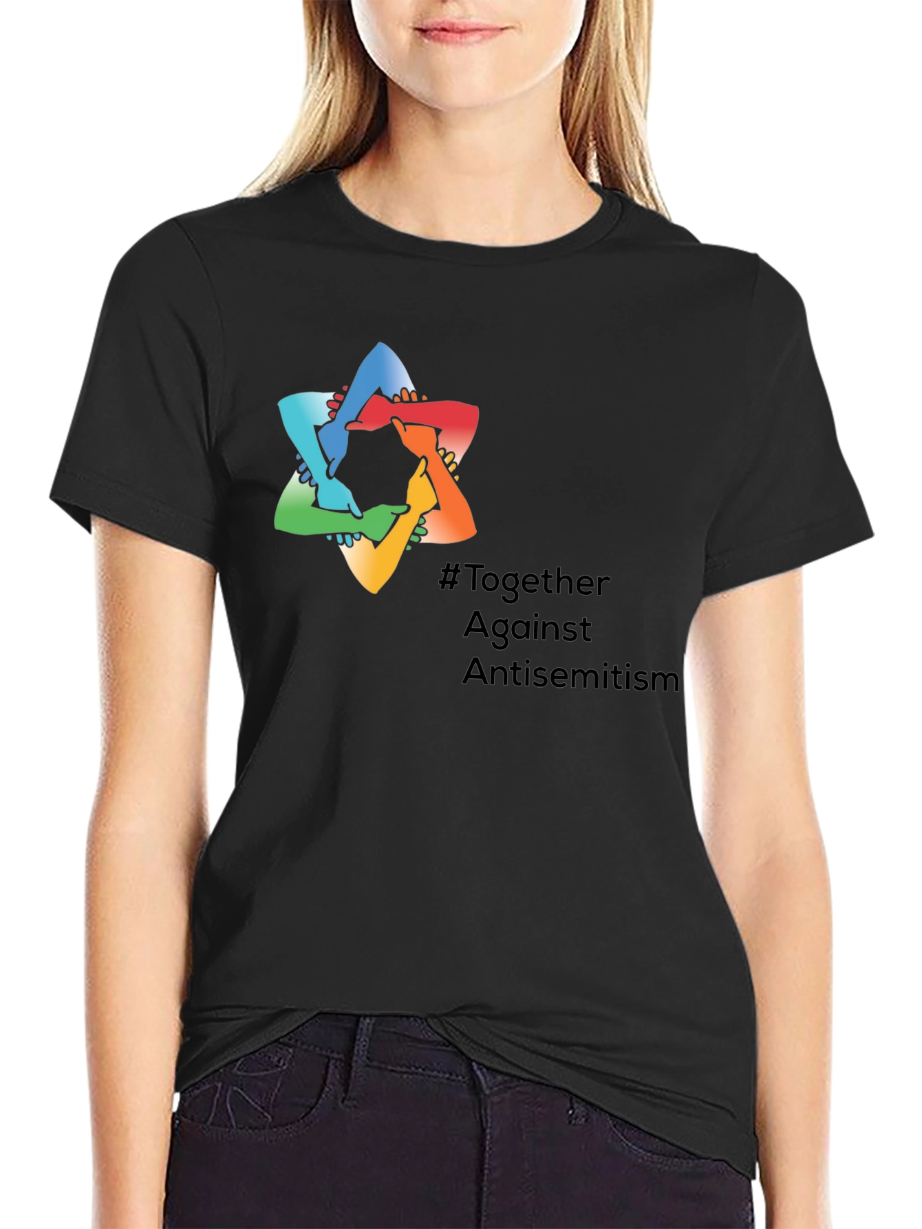 Together Against Antisemitism Graphic Tee