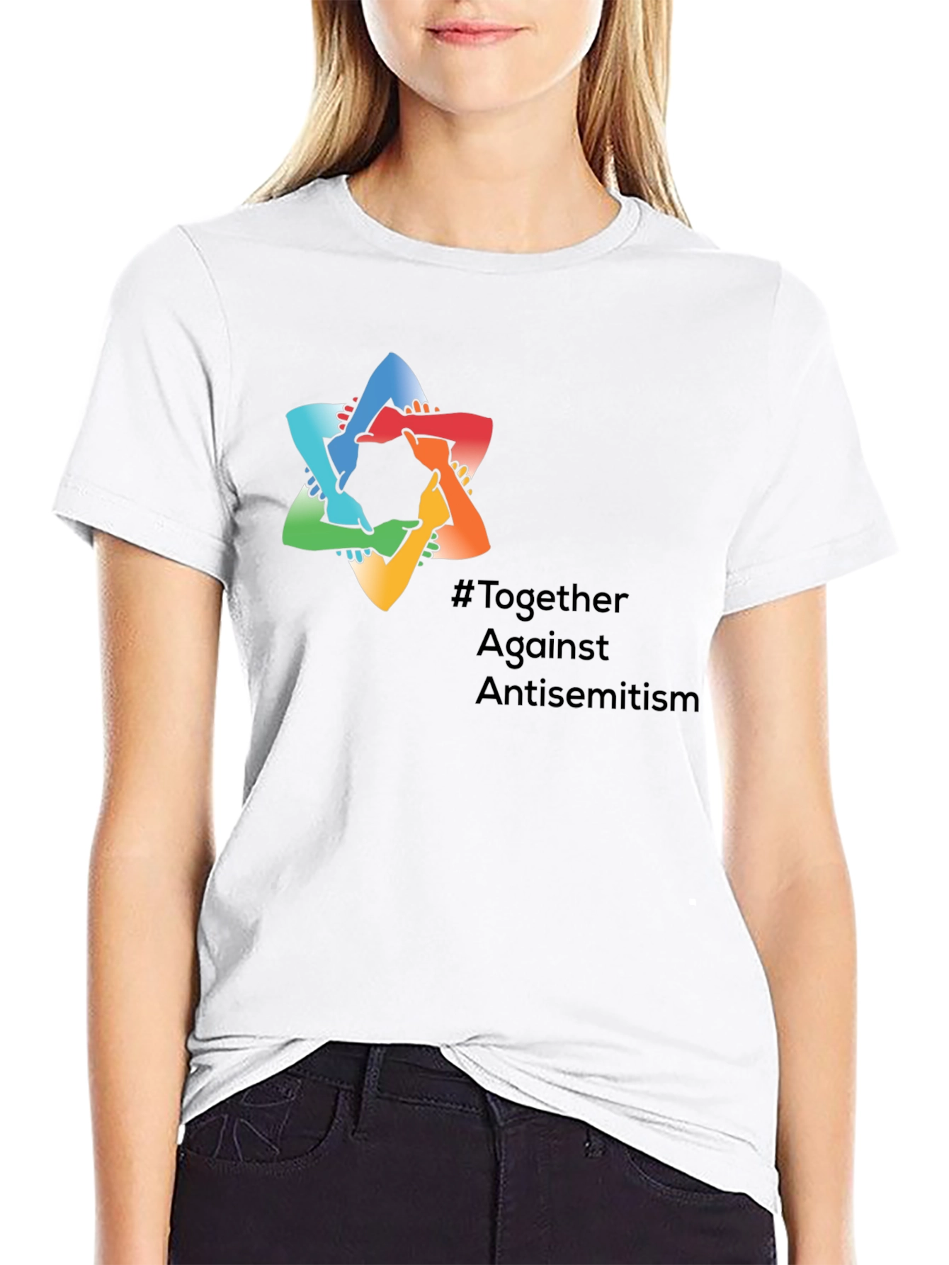 Together Against Antisemitism Graphic Tee