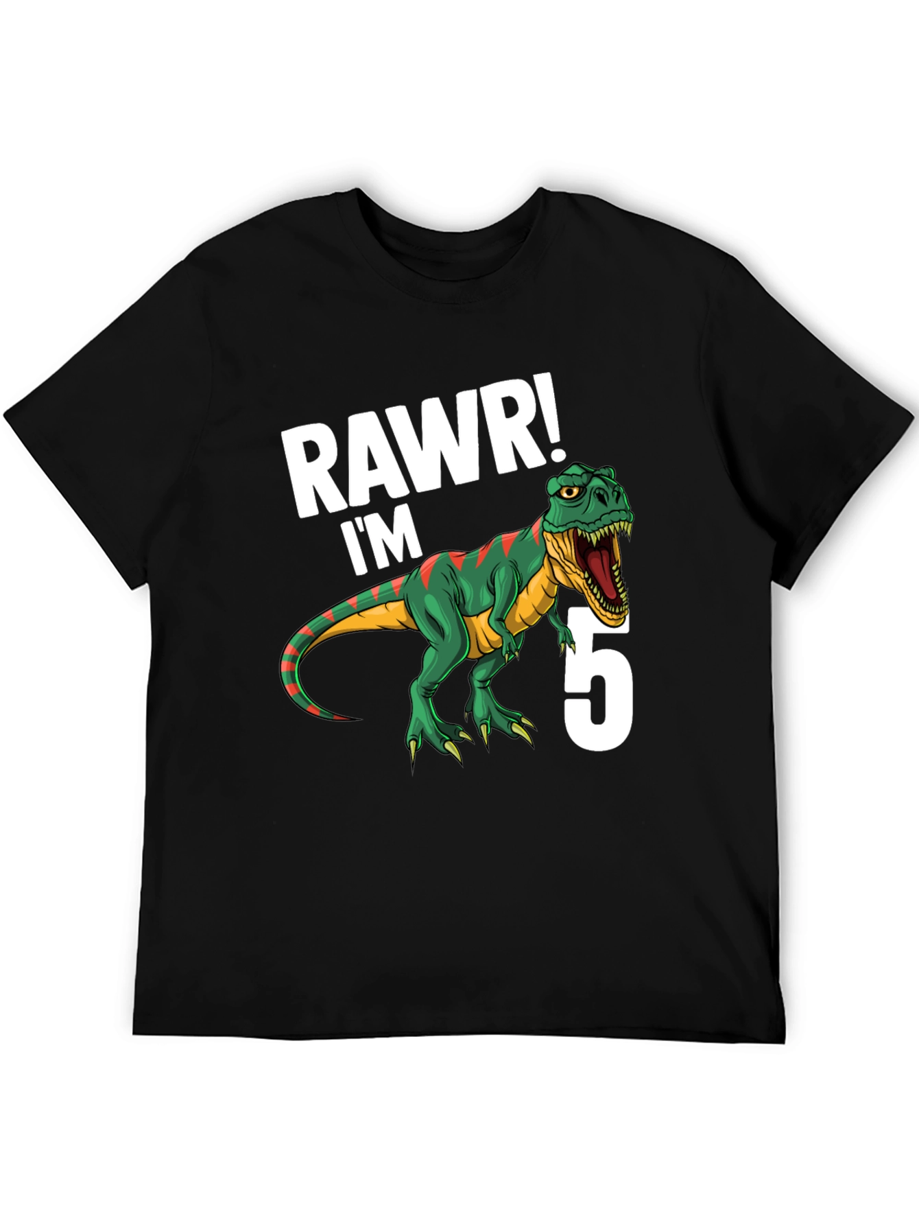 RAWR Im 5 Dinosaur Birthday T-Shirt