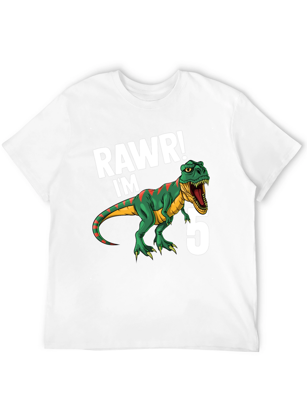 RAWR Im 5 Dinosaur Birthday T-Shirt