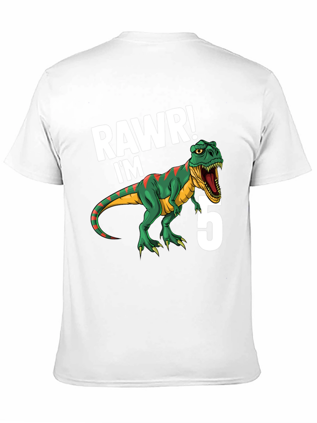 RAWR Im 5 Dinosaur Birthday T-Shirt