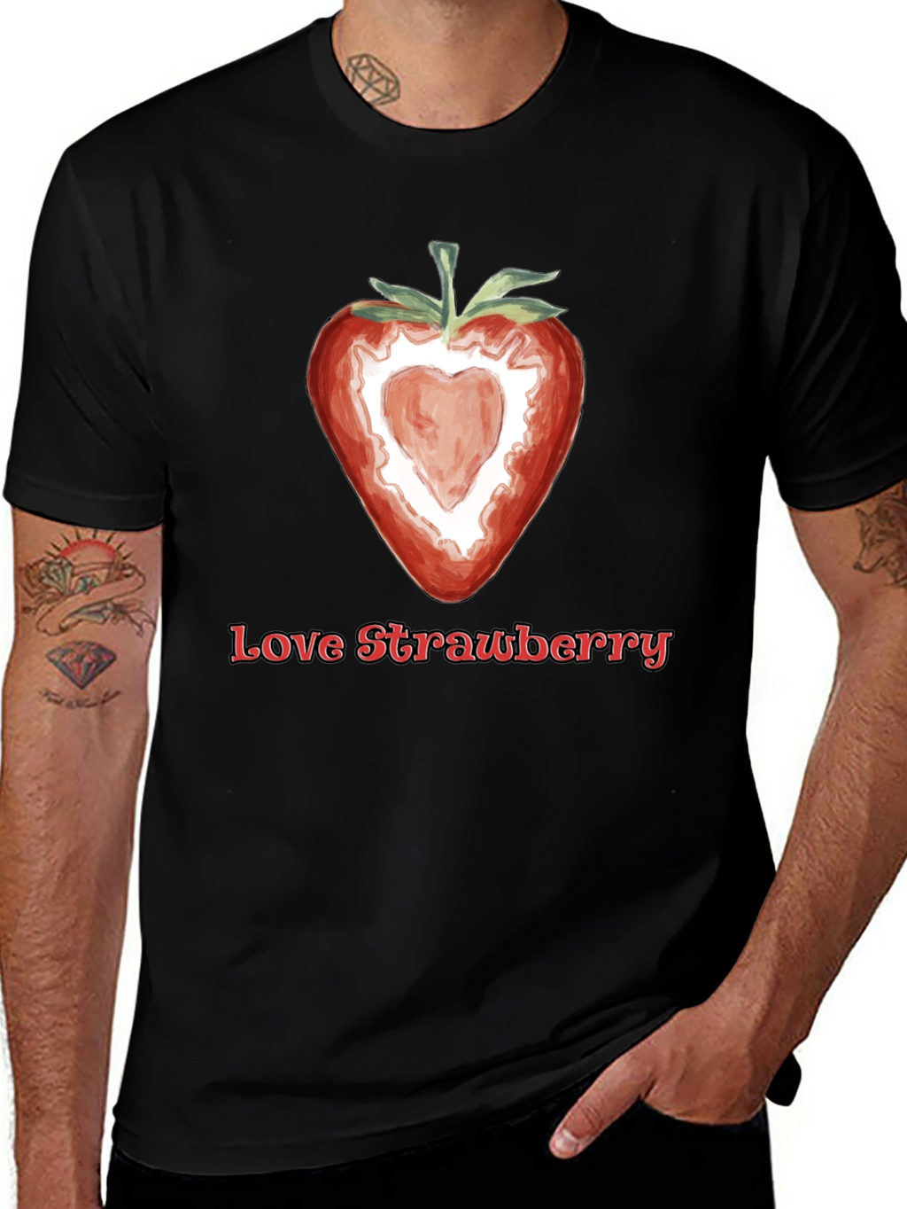 Love Strawberry Graphic Tee