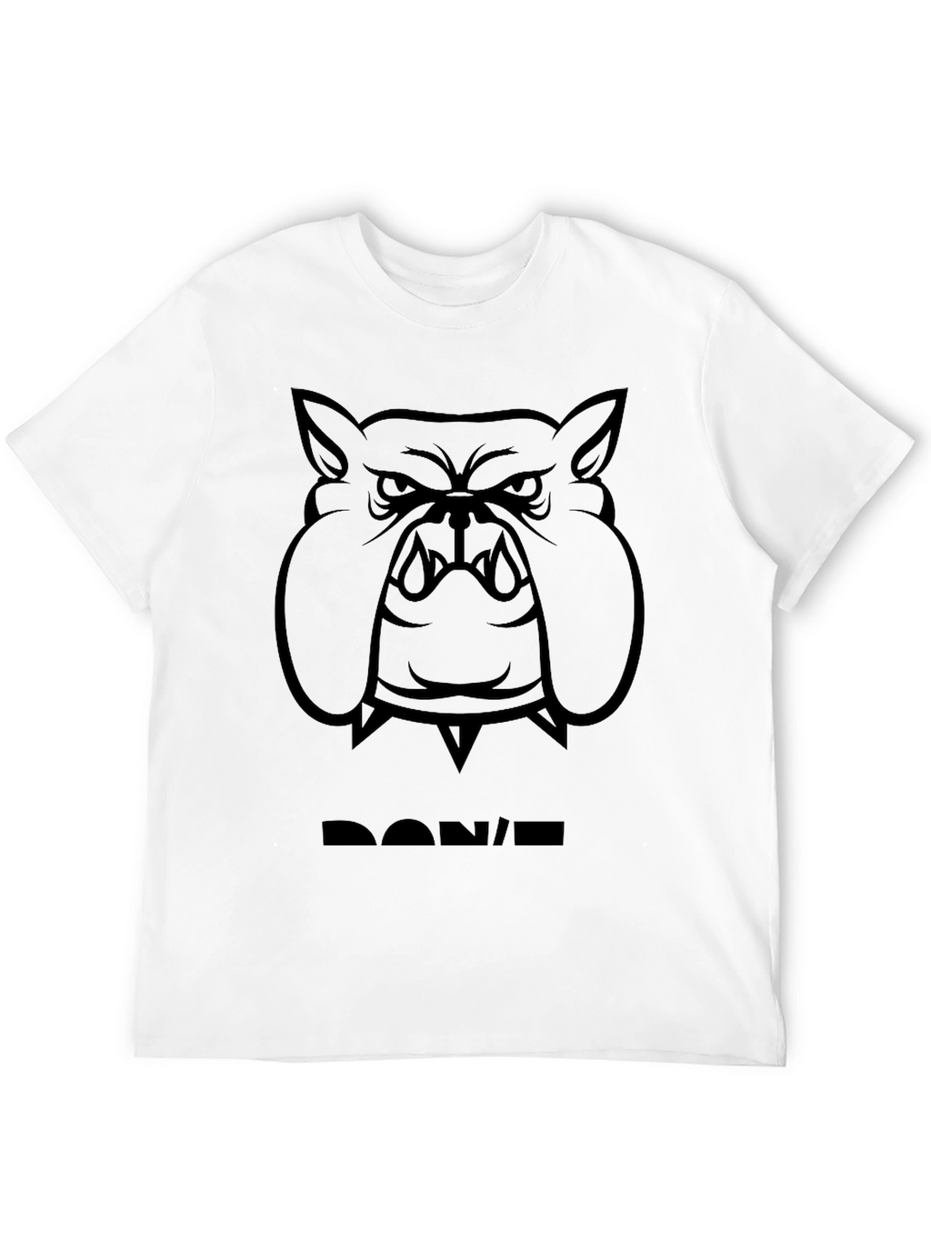 Bold Bulldog Graphic Tee - Mens Black T-Shirt