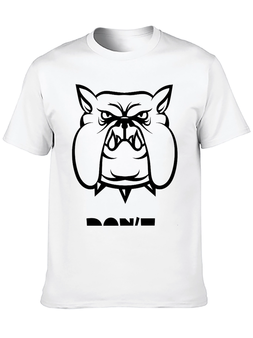 Bold Bulldog Graphic Tee - Mens Black T-Shirt