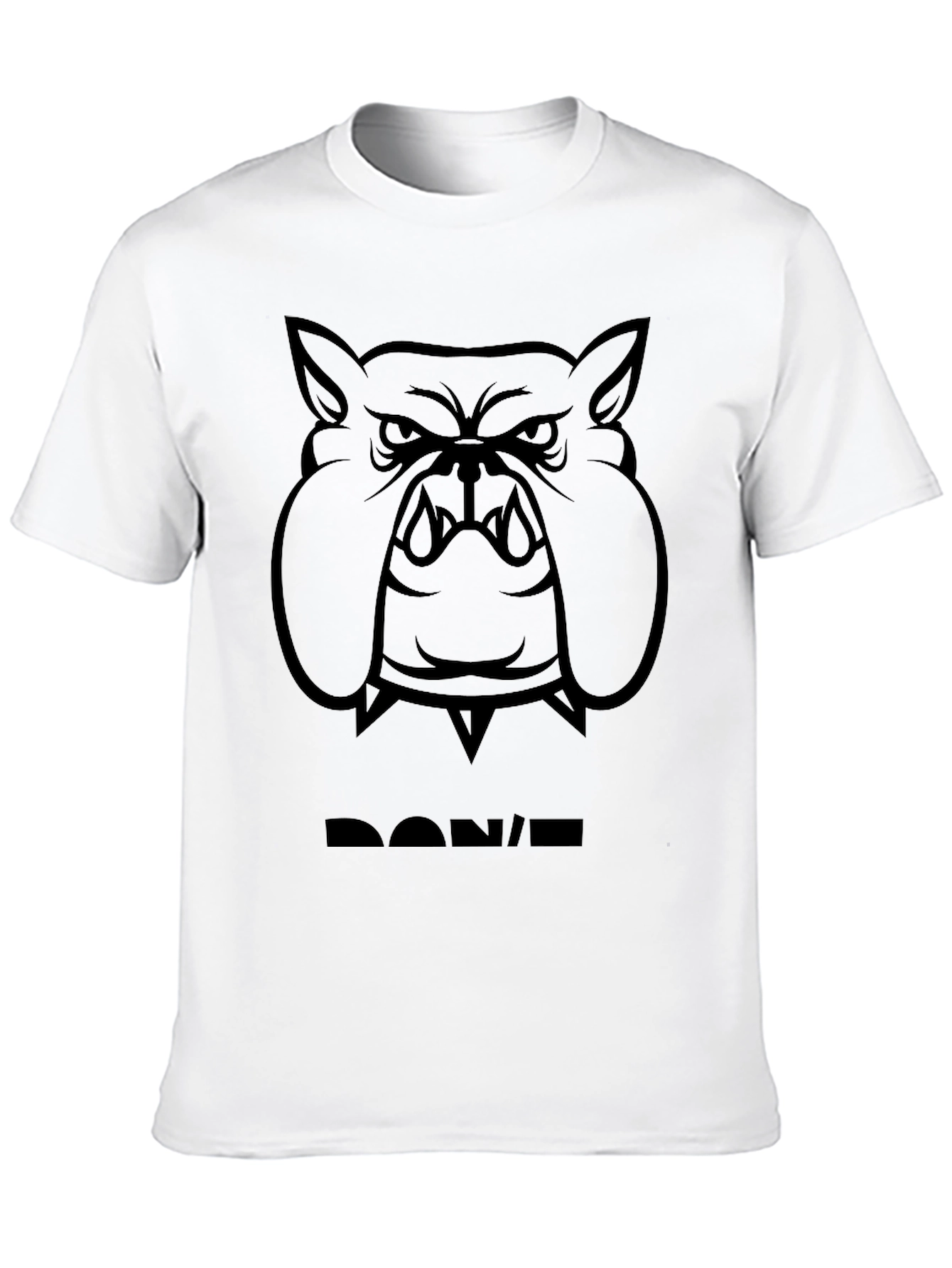 Bold Bulldog Graphic Tee - Mens Black T-Shirt