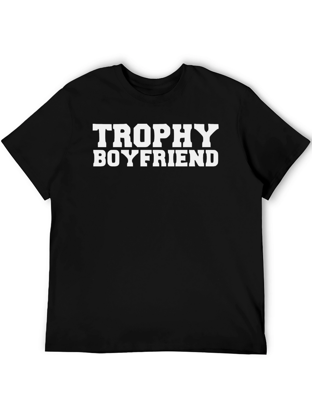 Trophy Boyfriend Graphic Tee - Black