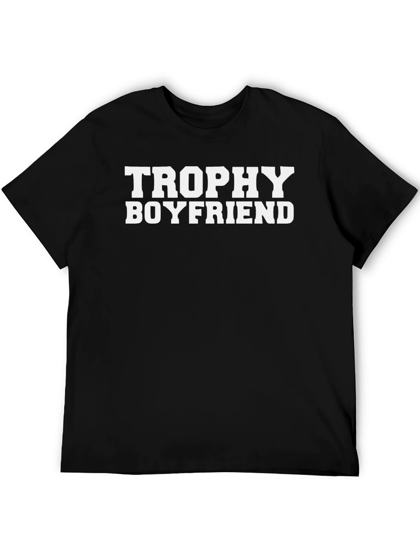 Trophy Boyfriend Graphic Tee - Black